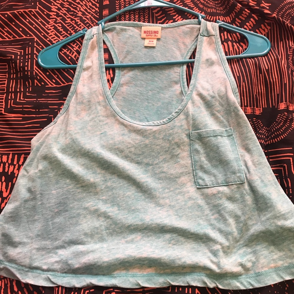 Racerback Tank Top with Pocket